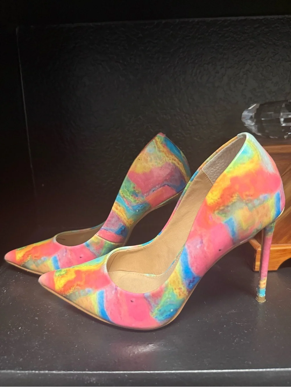 Steve Madden Multicolor Pointed Toe Stiletto Heels Size 6.5
